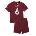 Manchester City Nathan Ake #6 Tredjedraktsett Barn 2024-25 Kortermet (+ Korte bukser)